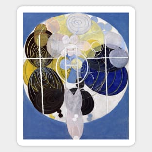 High Resolution Hilma af Klint Large Figure No 5 Group Iii 1907 Magnet